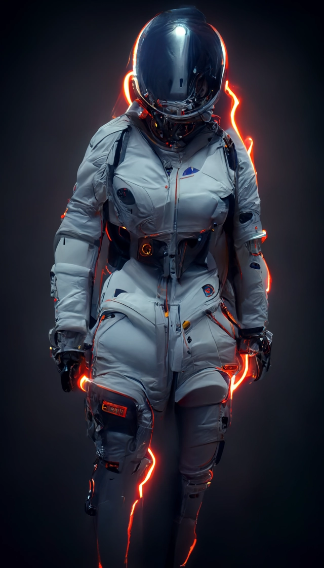 space suit with boots, futuristic, character design, cinematic lightning, epic fantasy, hyper realistic, detail 8k